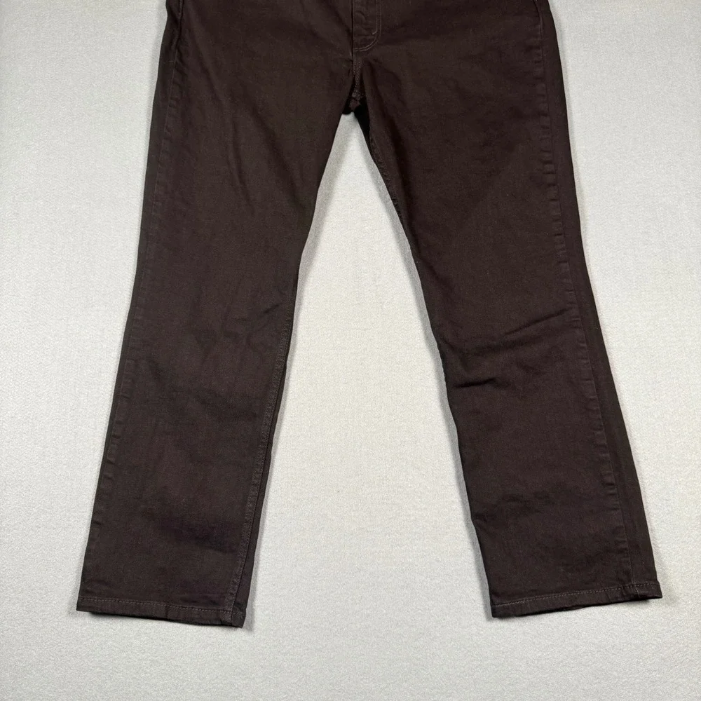 Levis 511 Slim Fit Jeans Mens 40x30 Black Denim WaterLess Stretch 04511-1907